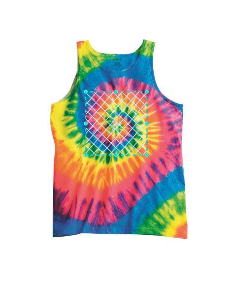 Flourescent Tie Dye Tank Top - Constantly Create Shop