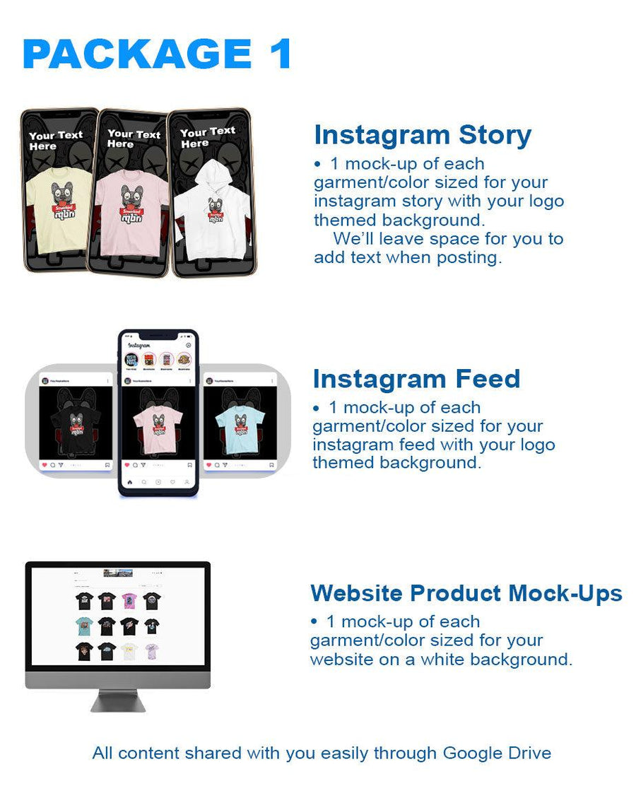 Premium Mock Up Package 1 - Constantly Create Shop