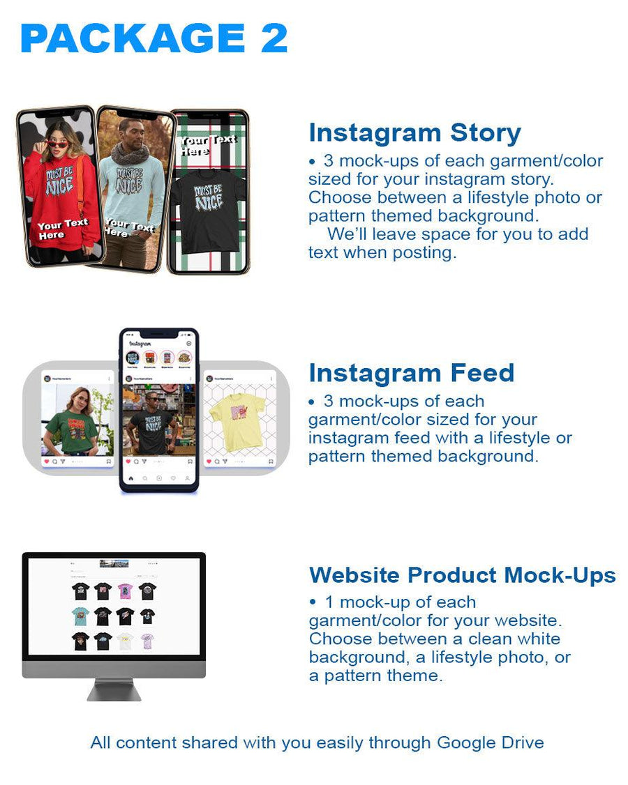 Premium Mock Up Package 2 - Constantly Create Shop