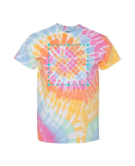 Aerial Spiral Tie Dye T-Shirt - Constantly Create Shop