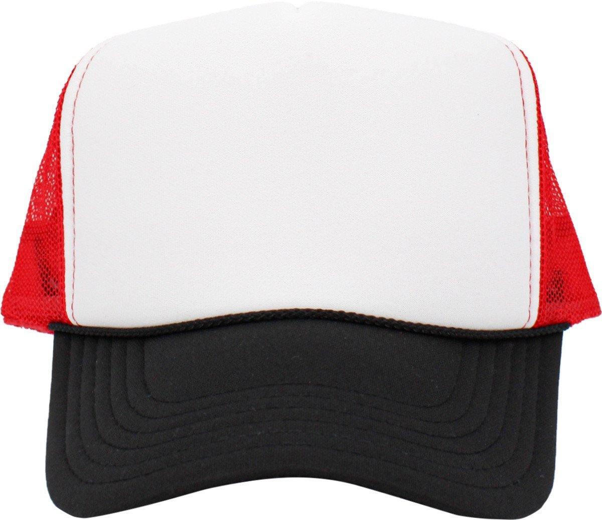 Blank Foam Trucker Hats Royal/White
