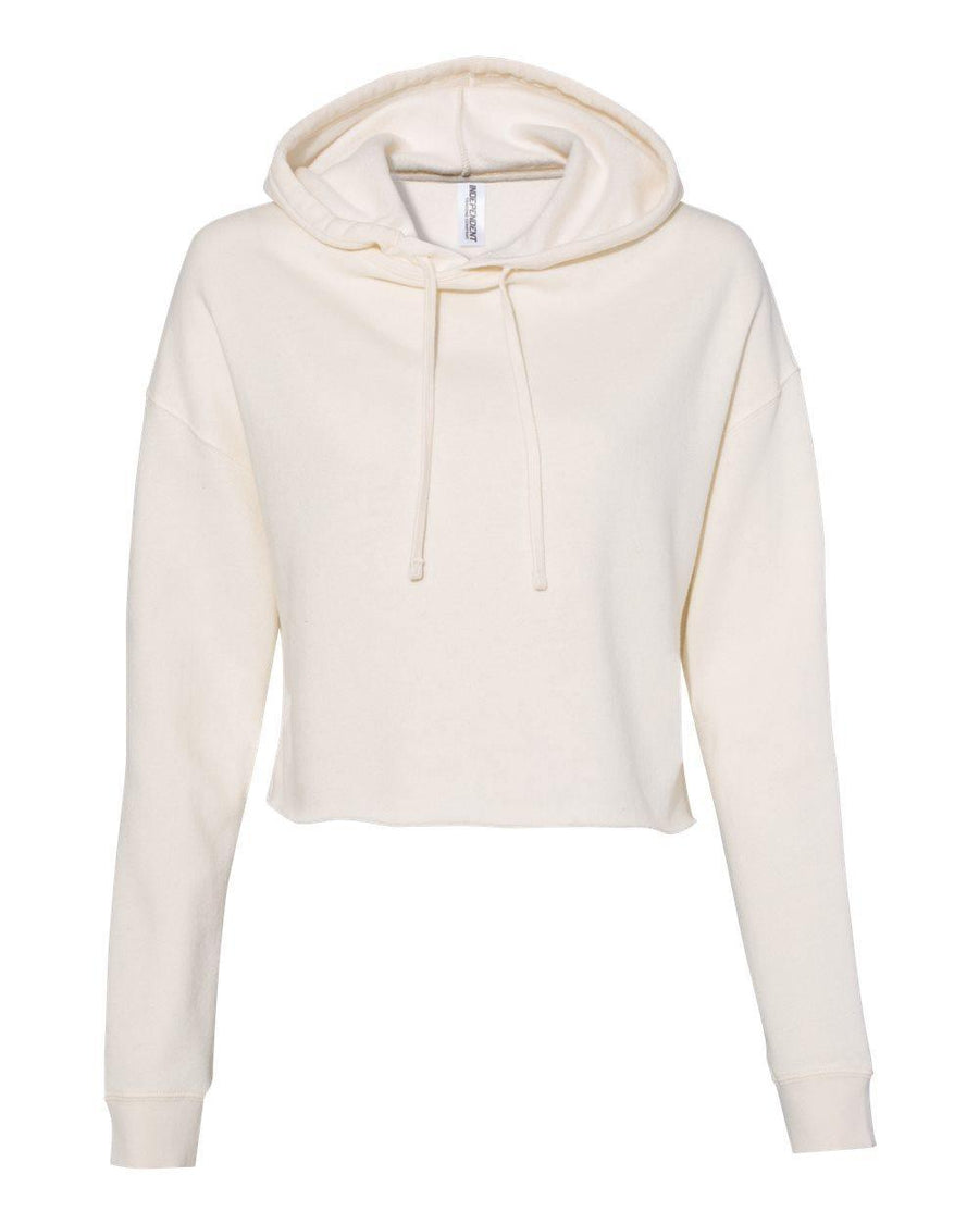A Blank Cropped Hoodie for the Winter Months 