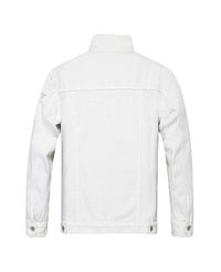 Constantly Create Shop Blank Distressed Camo Denim Jacket