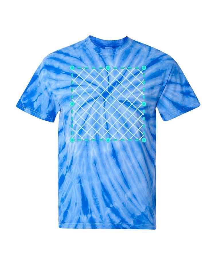 Blue Raspberry Tye Dye T-Shirt - Constantly Create Shop