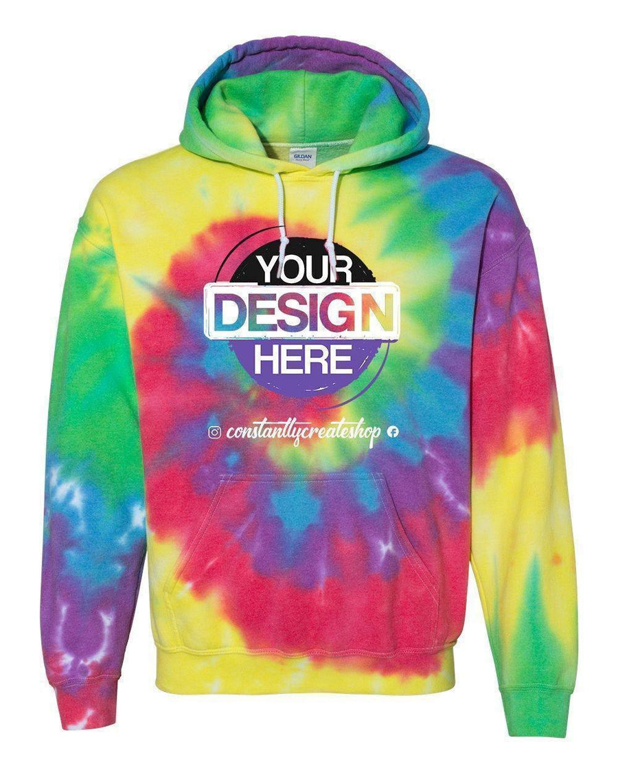 Classic Rainbow Tie Dye Hoodie - Constantly Create Shop
