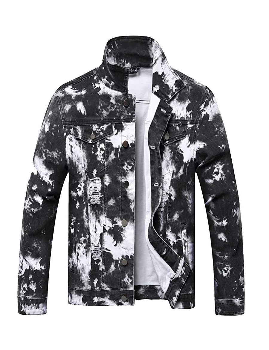 Dark Night Black Denim Washed Jacket - Constantly Create Shop