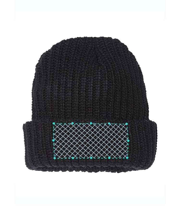 Embroidered Chunky Knit Beanies - Constantly Create Shop