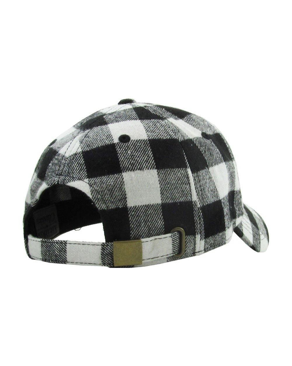 Embroidered Cookies Plaid Dad Hats - Constantly Create Shop