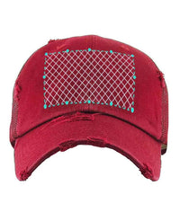 Thumbnail for Embroidered Distressed Mesh Trucker Hats - Constantly Create Shop