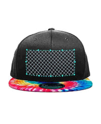 Thumbnail for Embroidered Tie Dye Brim Snapbacks - Constantly Create Shop