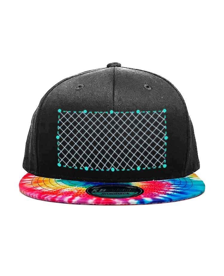 Embroidered Tie Dye Brim Snapbacks - Constantly Create Shop