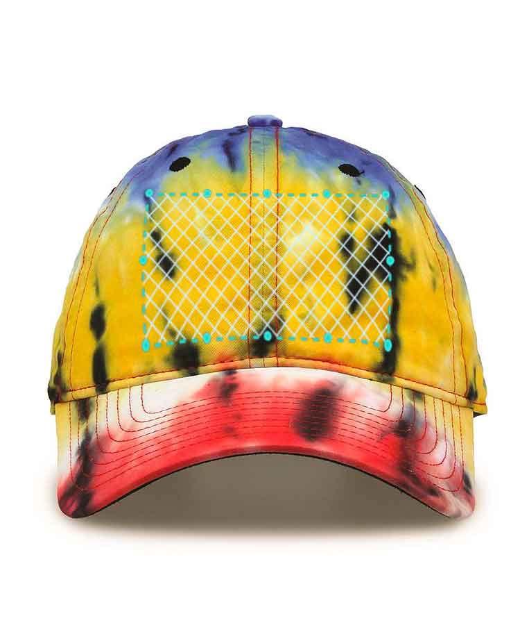 Embroidered Tie Dye Dad Hats - Constantly Create Shop