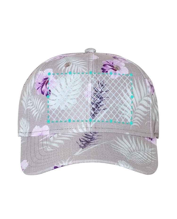 Embroidered Tropical Print Dad Hats - Constantly Create Shop