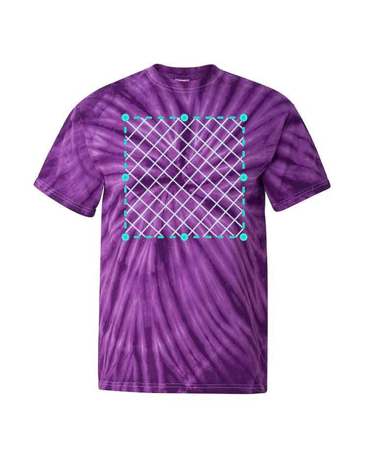 Shadow Purple Tie Dye T-Shirt - Constantly Create Shop
